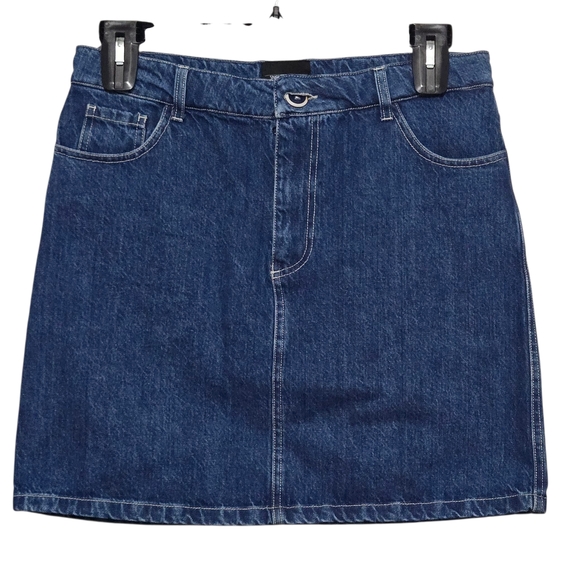 Simonetta Ravizza Chic Denim Skirt Large - Picture 2 of 8